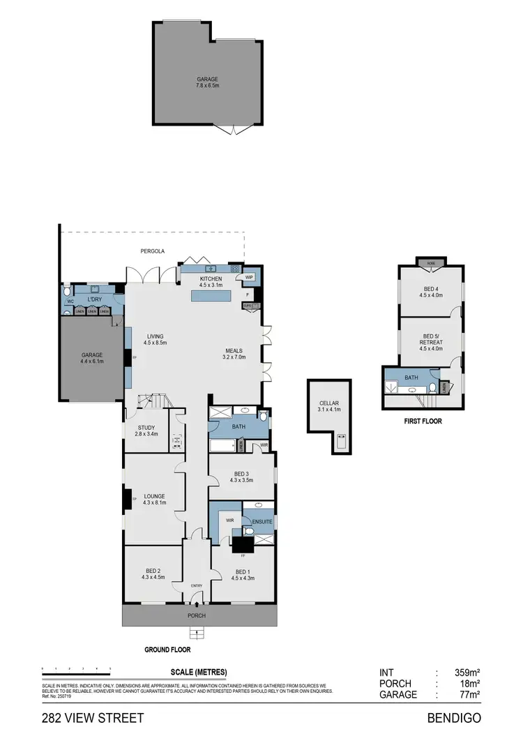 Floorplan of Homely house listing, 282 View Street, Bendigo VIC 3550