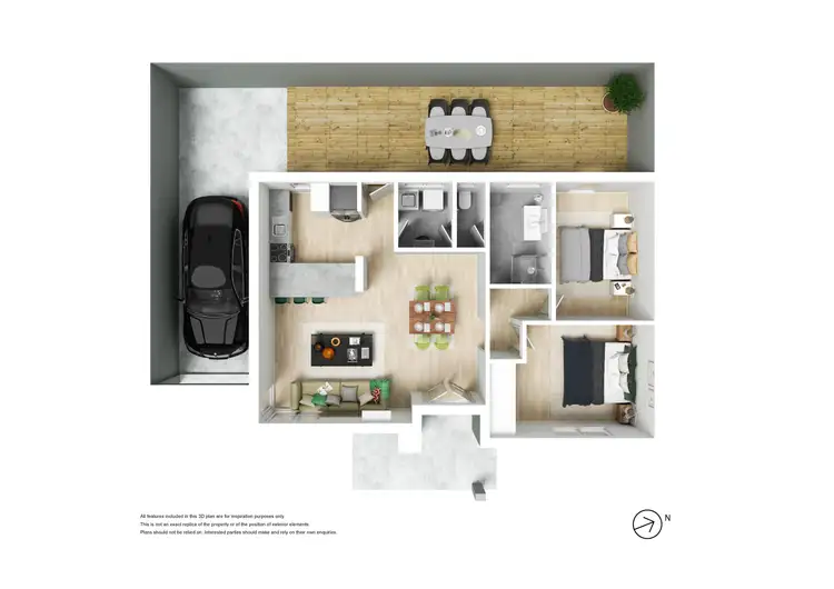 Floorplan of Homely unit listing, 2/33-35 Linacre Road, Hampton VIC 3188