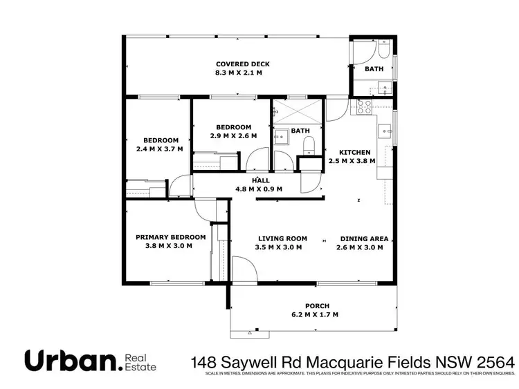 Floorplan of Homely house listing, 148 Saywell Road, Macquarie Fields NSW 2564