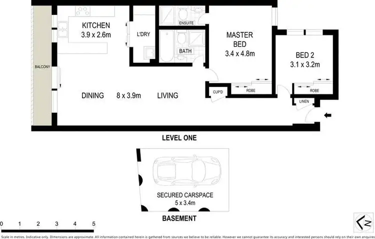 Floorplan of Homely apartment listing, 12/97 Beecroft Road, Beecroft NSW 2119