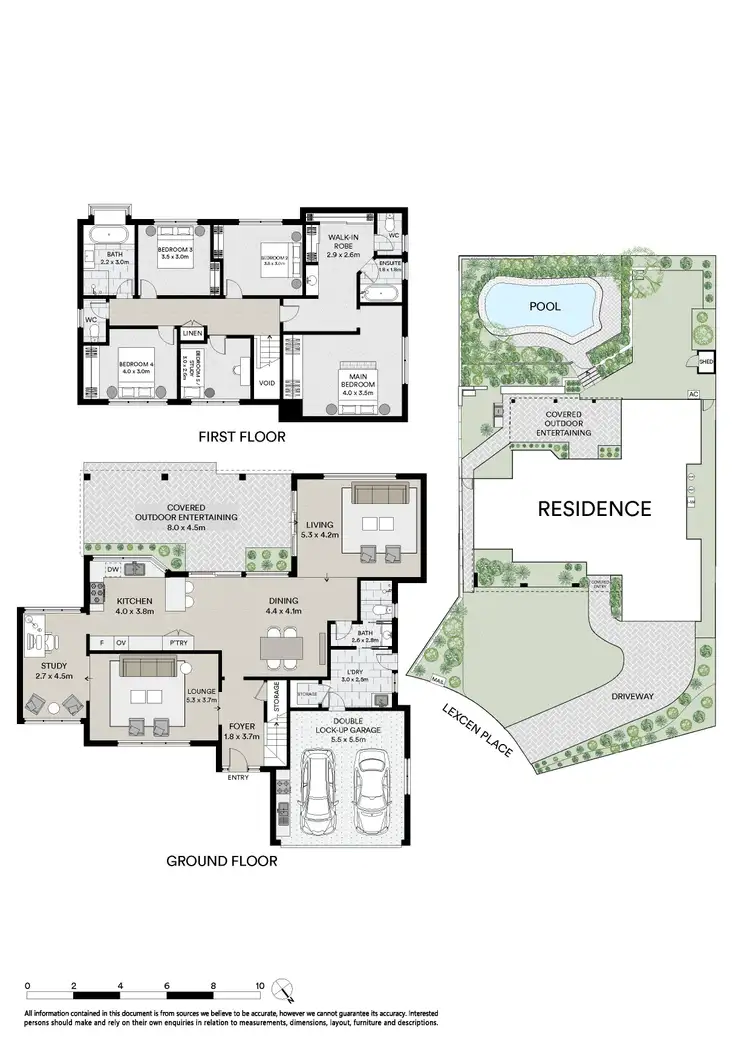 Floorplan of Homely house listing, 10 Lexcen Place, Marsfield NSW 2122