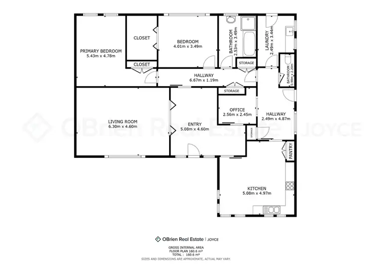 Floorplan of Homely house listing, 118 Rowan Street, Wangaratta VIC 3677