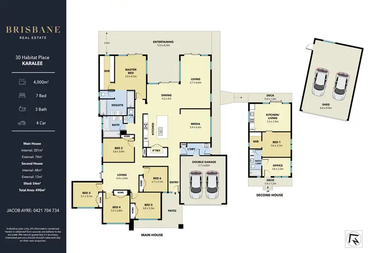 Floorplan of Homely house listing, 30 Habitat Place, Karalee QLD 4306
