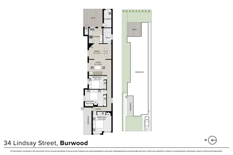 Floorplan of Homely house listing, 34 Lindsay Street, Burwood NSW 2134