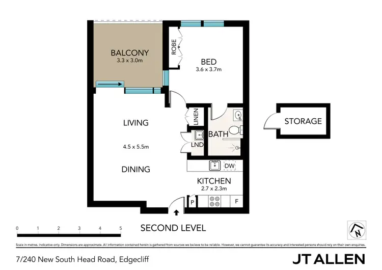 Floorplan of Homely apartment listing, 7/240 New South Head Road, Edgecliff NSW 2027