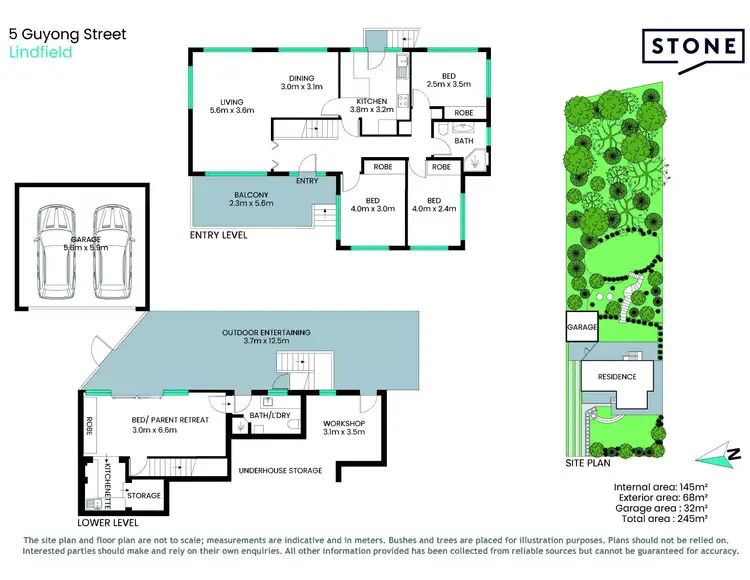 Floorplan of Homely house listing, 5 Guyong Street, Lindfield NSW 2070