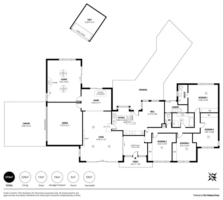 Floorplan of Homely house listing, 51 Leabrook Drive, Rostrevor SA 5073