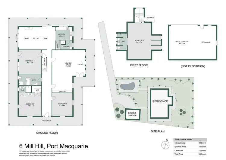 Floorplan of Homely house listing, 6 Mill Hill, Port Macquarie NSW 2444
