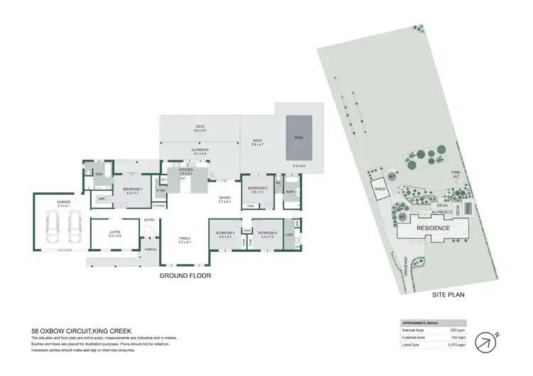 Floorplan of Homely house listing, 58 Oxbow Circuit, King Creek NSW 2446