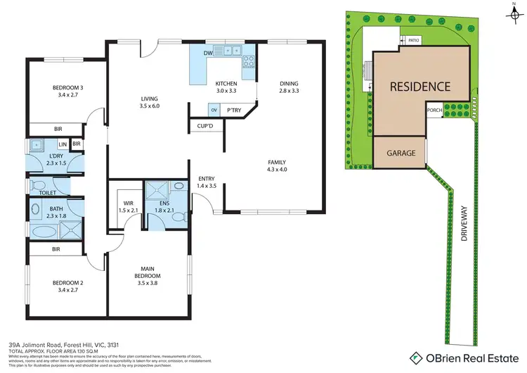 Floorplan of Homely house listing, 39A Jolimont Road, Forest Hill VIC 3131