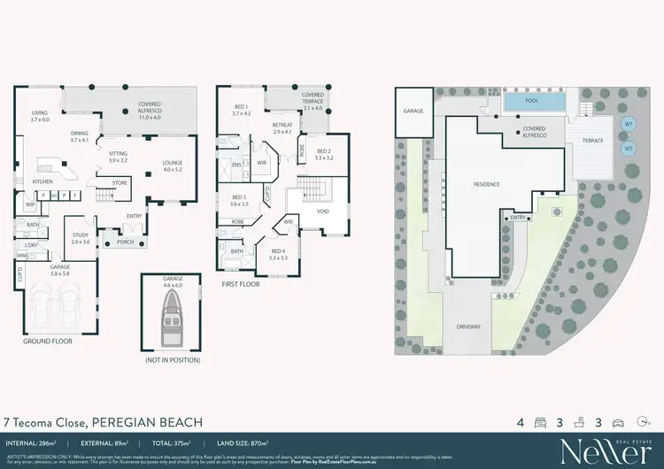 Floorplan of Homely house listing, 7 Tecoma Close, Peregian Beach QLD 4573