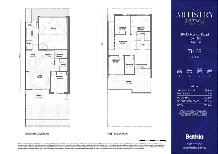 Floorplan of Homely townhouse listing, 21 Sagittarius Circuit, Box Hill NSW 2765