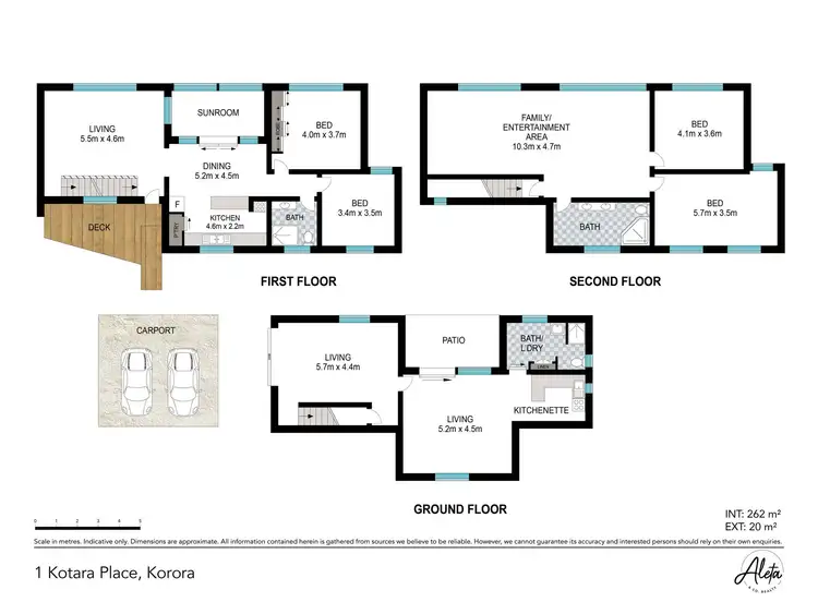 Floorplan of Homely house listing, 1 Kotara Place, Korora NSW 2450