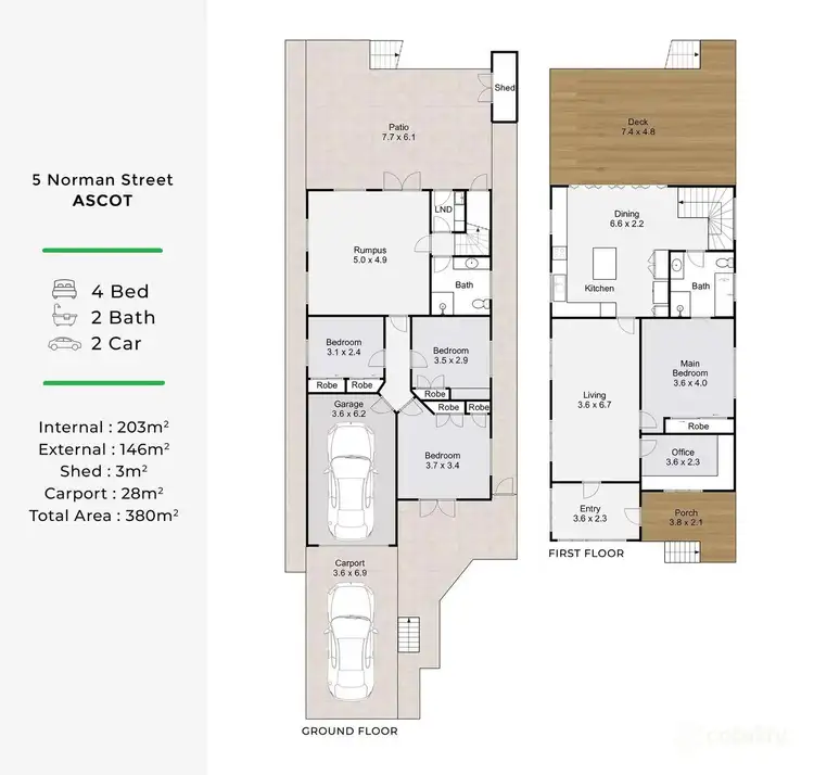 Floorplan of Homely house listing, 5 Norman Street, Ascot QLD 4007