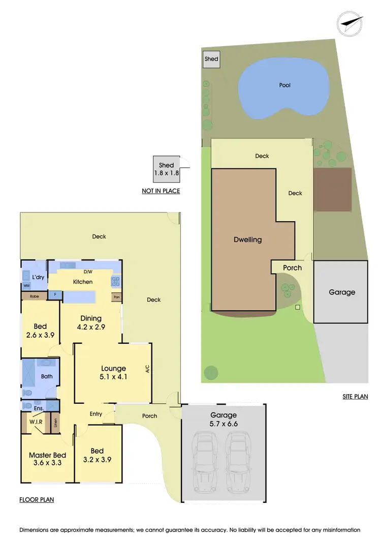 Floorplan of Homely house listing, 101 Redleap Avenue, Mill Park VIC 3082
