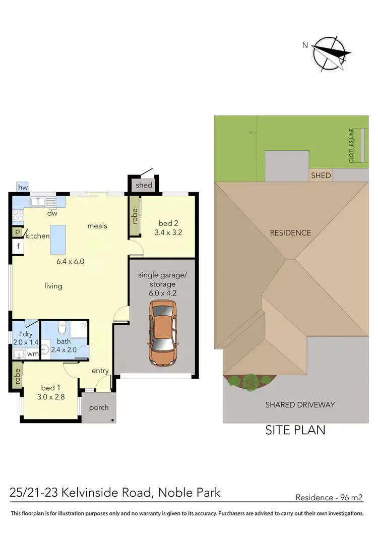 Floorplan of Homely unit listing, 25/21-23 Kelvinside Road, Noble Park VIC 3174