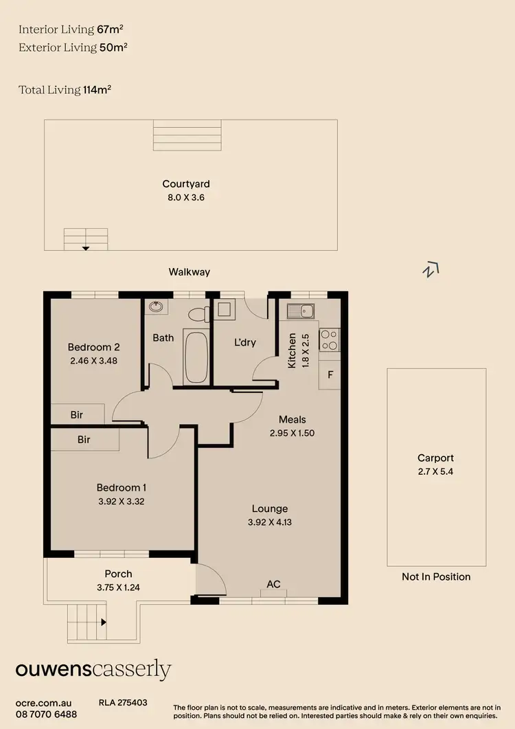 Floorplan of Homely unit listing, 3/20 Fife Street, Klemzig SA 5087