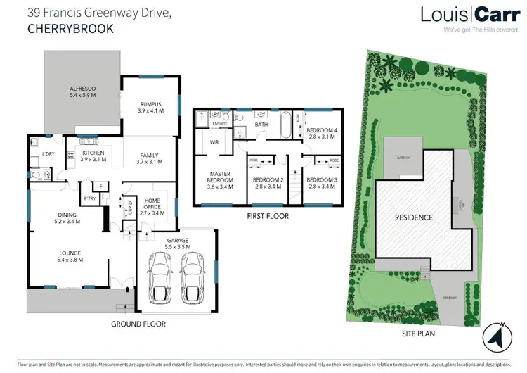 Floorplan of Homely house listing, 39 Francis Greenway Drive, Cherrybrook NSW 2126