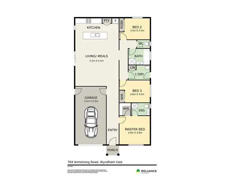 Floorplan of Homely house listing, 704 Armstrong Road, Wyndham Vale VIC 3024