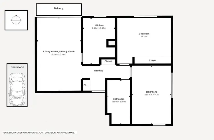 Floorplan of Homely apartment listing, 6/3 O'Rourke Crescent, Eastlakes NSW 2018