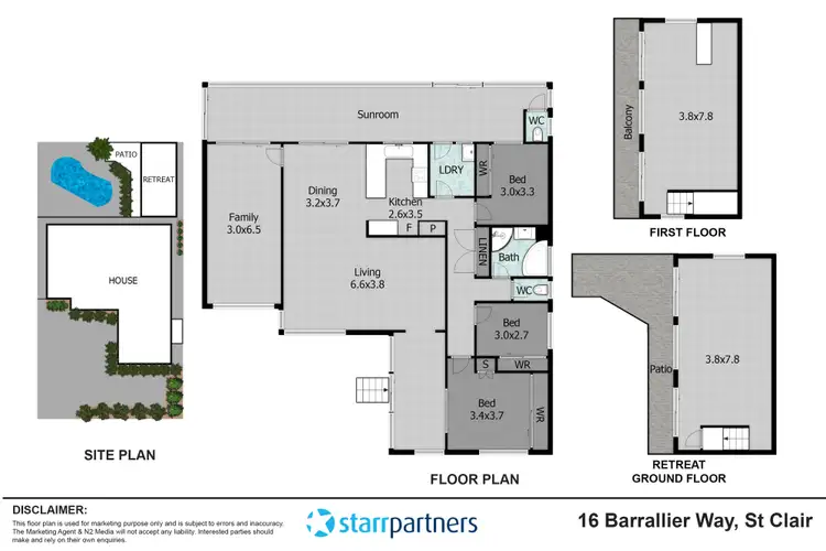 Floorplan of Homely house listing, 16 Barrallier Way, St Clair NSW 2759