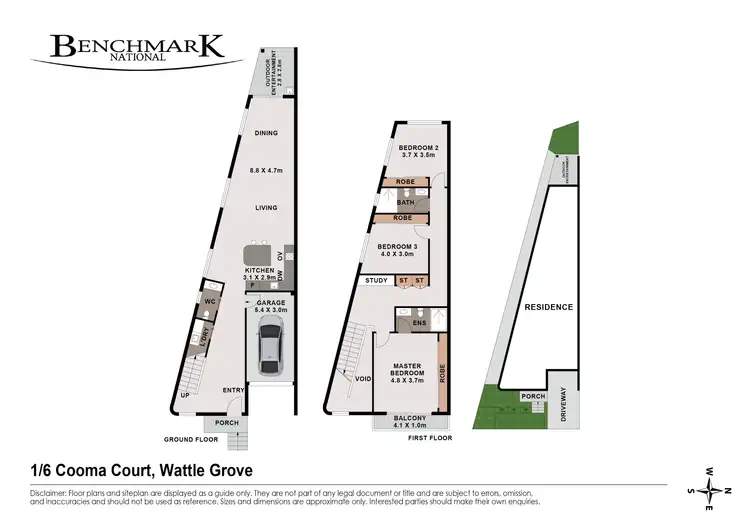 Floorplan of Homely house listing, 6 Cooma Court, Wattle Grove NSW 2173