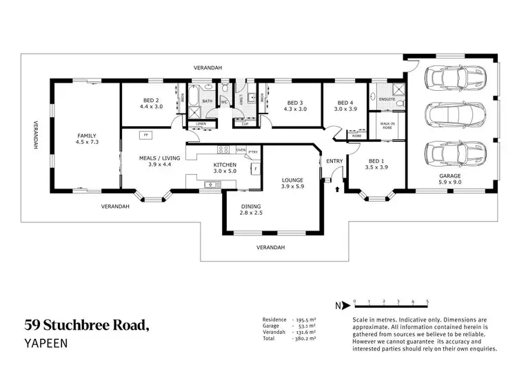 Floorplan of Homely house listing, 59 Stuchbree Road, Yapeen VIC 3451
