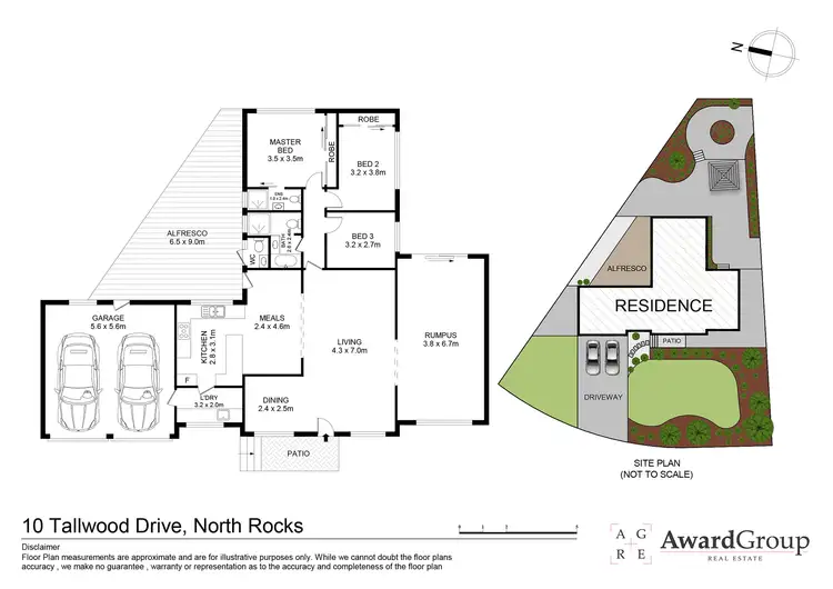 Floorplan of Homely house listing, 10 Tallwood Drive, North Rocks NSW 2151
