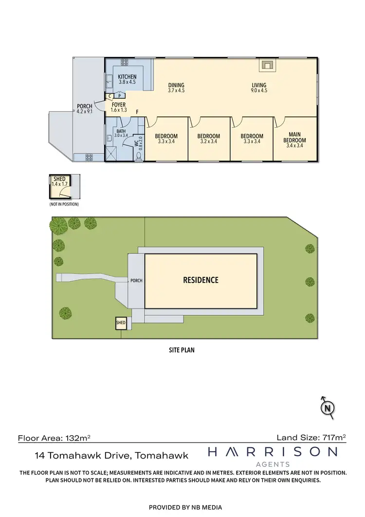 Floorplan of Homely house listing, 14 Tomahawk Drive, Tomahawk TAS 7262
