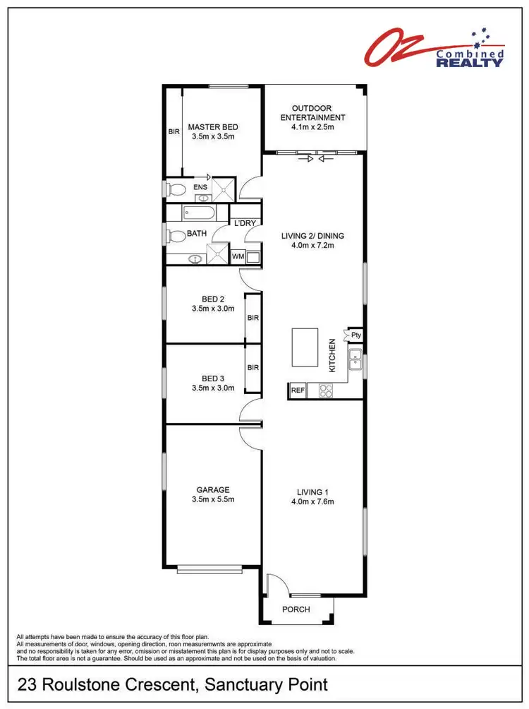 Floorplan of Homely house listing, 23 Roulstone Crescent, Sanctuary Point NSW 2540