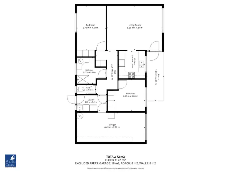 Floorplan of Homely unit listing, 7/102-106 MacIntosh Street, Forster NSW 2428