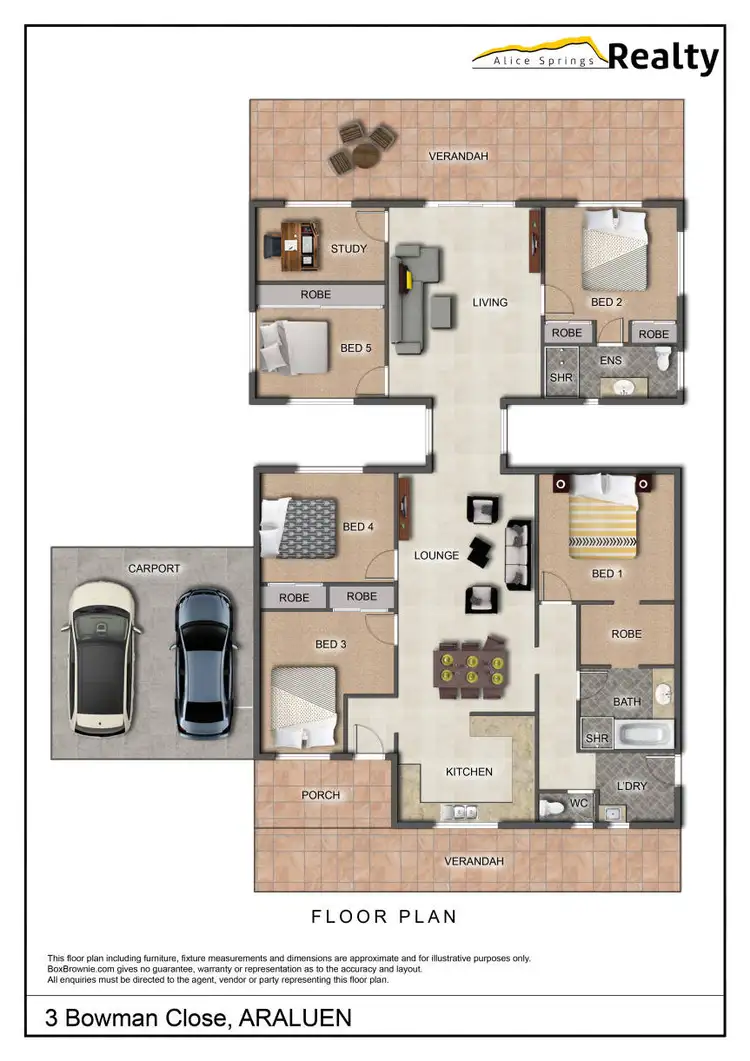 Floorplan of Homely house listing, 3 Bowman Close, Araluen NT 870