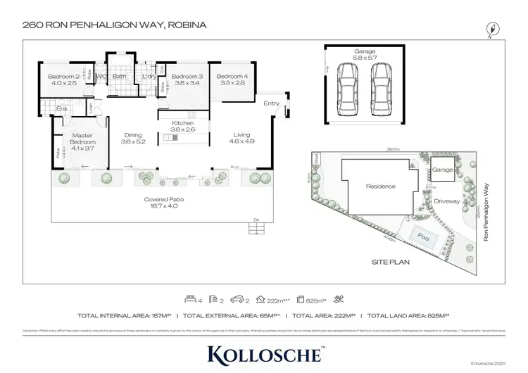 Floorplan of Homely house listing, 260 Ron Penhaligon Way, Robina QLD 4226