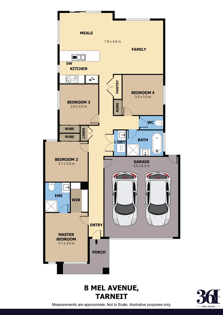 Floorplan of Homely house listing, 8 Mel Avenue, Tarneit VIC 3029