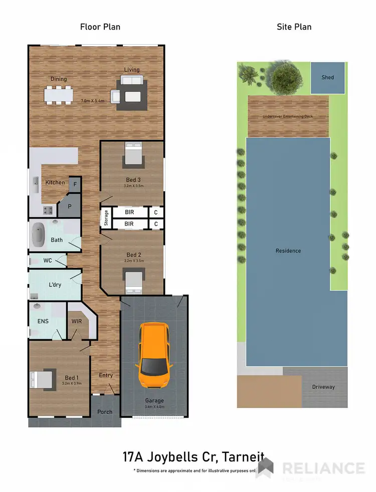 Floorplan of Homely house listing, 17a Joybells Crescent, Tarneit VIC 3029
