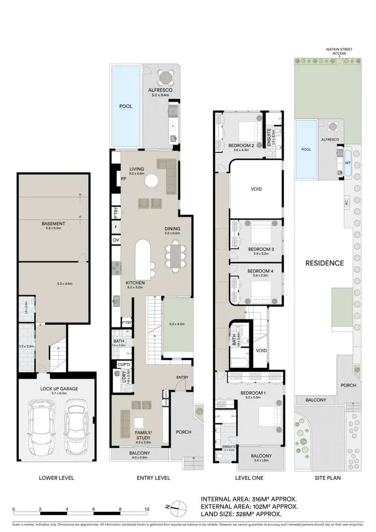 Floorplan of Homely semi-detached listing, 31 Kingston Avenue, Concord NSW 2137