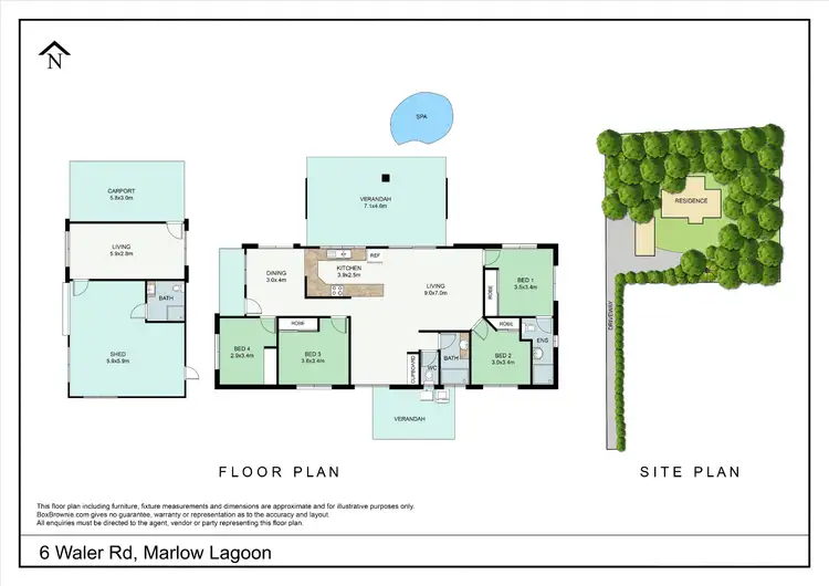 Floorplan of Homely house listing, 6 Waler Road, Marlow Lagoon NT 830