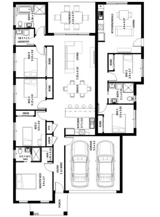 Floorplan of Homely house listing, Address available on request
