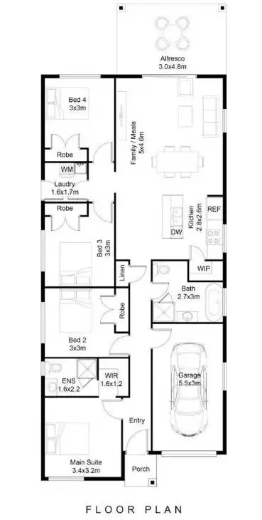 Floorplan of Homely house listing, Address available on request