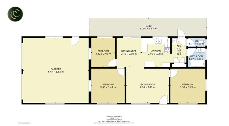 Floorplan of Homely rural property listing, 95 Lymburner Road, Pie Creek QLD 4570