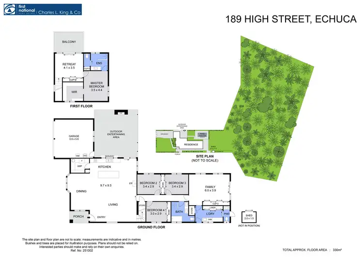 Floorplan of Homely house listing, 189 High Street, Echuca VIC 3564