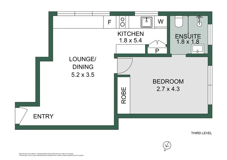 Floorplan of Homely apartment listing, 14/22-26 Paul Street, Balmain NSW 2041
