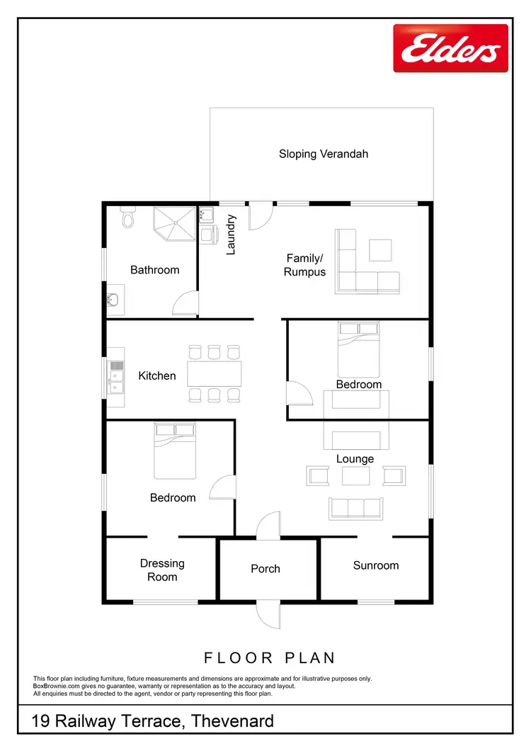 Floorplan of Homely house listing, 19 Railway Terrace, Thevenard SA 5690