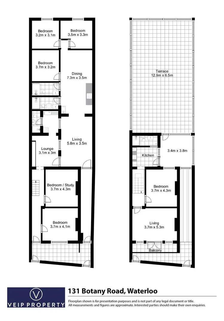 Floorplan of Homely house listing, 131 Botany Road, Waterloo NSW 2017