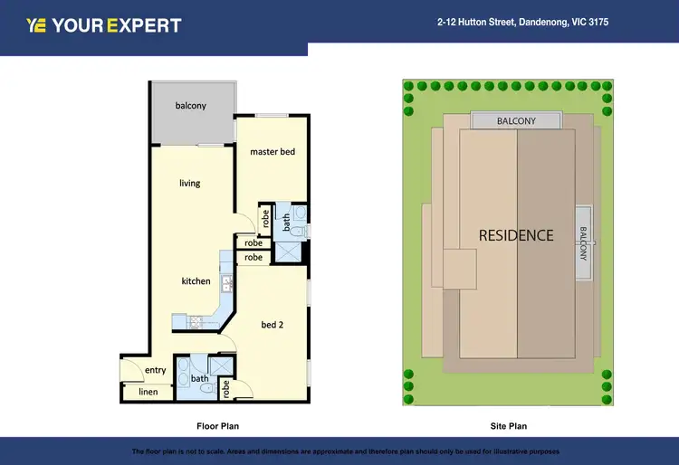 Floorplan of Homely house listing, 2/12 Hutton Street, Dandenong VIC 3175