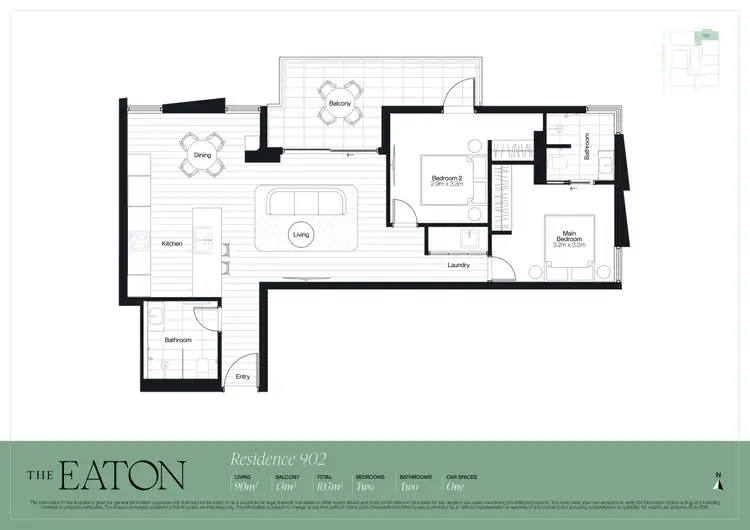 Floorplan of Homely apartment listing, 902/13 Colley Terrace, Glenelg SA 5045