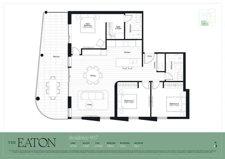 Floorplan of Homely apartment listing, 907/13 Colley Terrace, Glenelg SA 5045