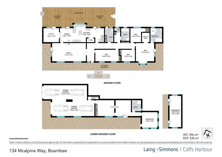 Floorplan of Homely house listing, 134 McAlpine Way, Boambee NSW 2450