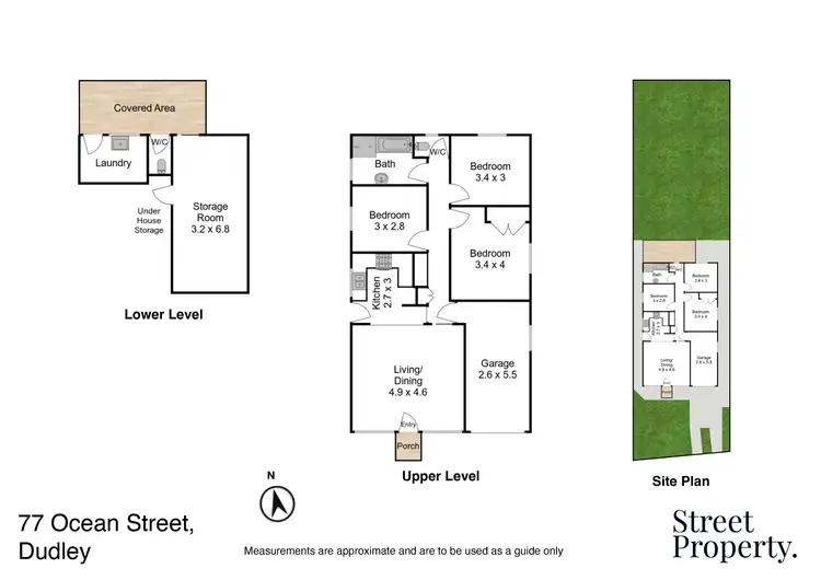 Floorplan of Homely house listing, 77 Ocean Street, Dudley NSW 2290