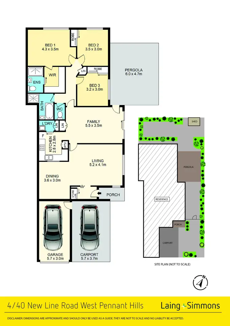 Floorplan of Homely villa listing, 4/40 New Line Road, West Pennant Hills NSW 2125